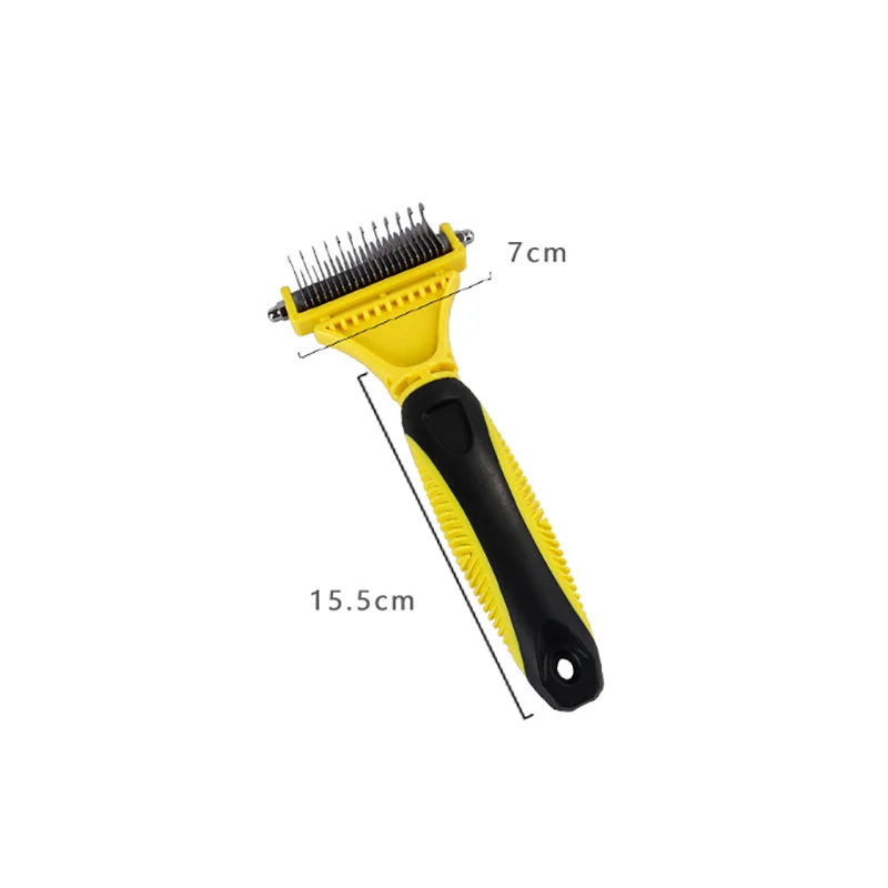 Dematting Comb Brush Mat Remover Dog Undercoat Rake Tool for Cats Small Long Hair Poodles Large Pet Grooming Tools
Dematting Comb Brush Mat Remover Dog Undercoat Rake Tool for Cats Small Long Hair Poodles Large Pet Grooming Tools