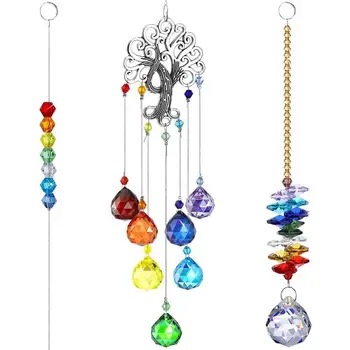 Colorful Life Tree Pendant Crystals Prism Clear Glass Crystal Hanging Decor Color Crystal Tree Of Life Garden Decoration Pendant
Colorful Life Tree Pendant Crystals Prism Clear Glass Crystal Hanging Decor Color Crystal Tree Of Life Garden Decoration Pendant