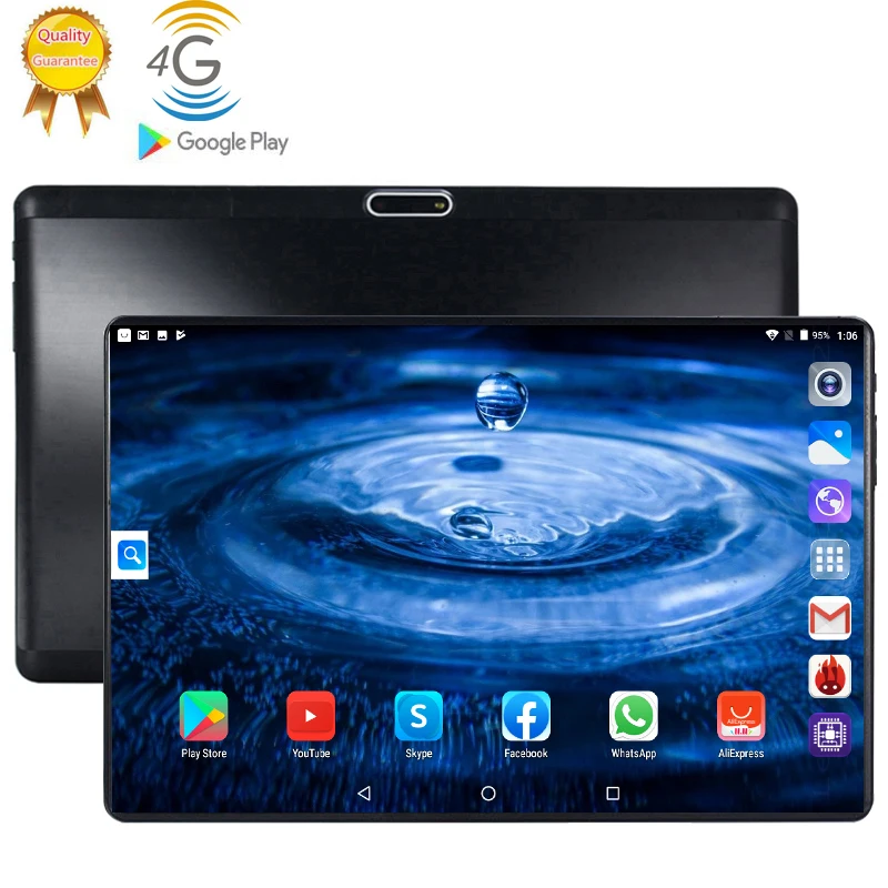 Tablet 10.1 inch LTE 4G Phone Call Tablets Octa Core Android 9.0 Tablet pc 6G+128G WiFi GPS Bluetooth Dual SIM IPS Screen 128GB
Tablet 10.1 inch LTE 4G Phone Call Tablets Octa Core Android 9.0 Tablet pc 6G+128G WiFi GPS Bluetooth Dual SIM IPS Screen 128GB