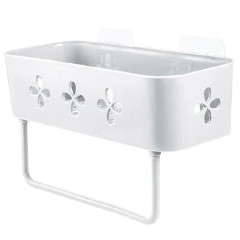 Bathroom Wall Hanging Storage Rack Multi-Function Suction Cup Bathroom Shelf Kitchen Bathroom Hardware Storage White
Bathroom Wall Hanging Storage Rack Multi-Function Suction Cup Bathroom Shelf Kitchen Bathroom Hardware Storage White