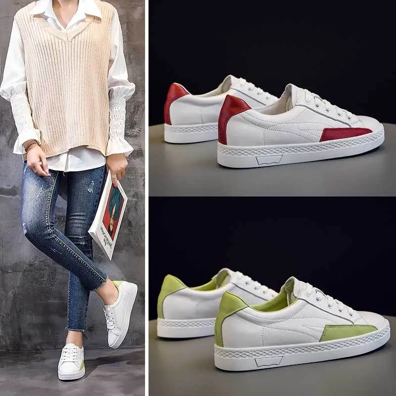 2019 Genuine Leather Summer Autumn Version Double Color Versatile Low-Cut Casual Genuine Leather White Shoes Breathable Shoes
2019 Genuine Leather Summer Autumn Version Double Color Versatile Low-Cut Casual Genuine Leather White Shoes Breathable Shoes