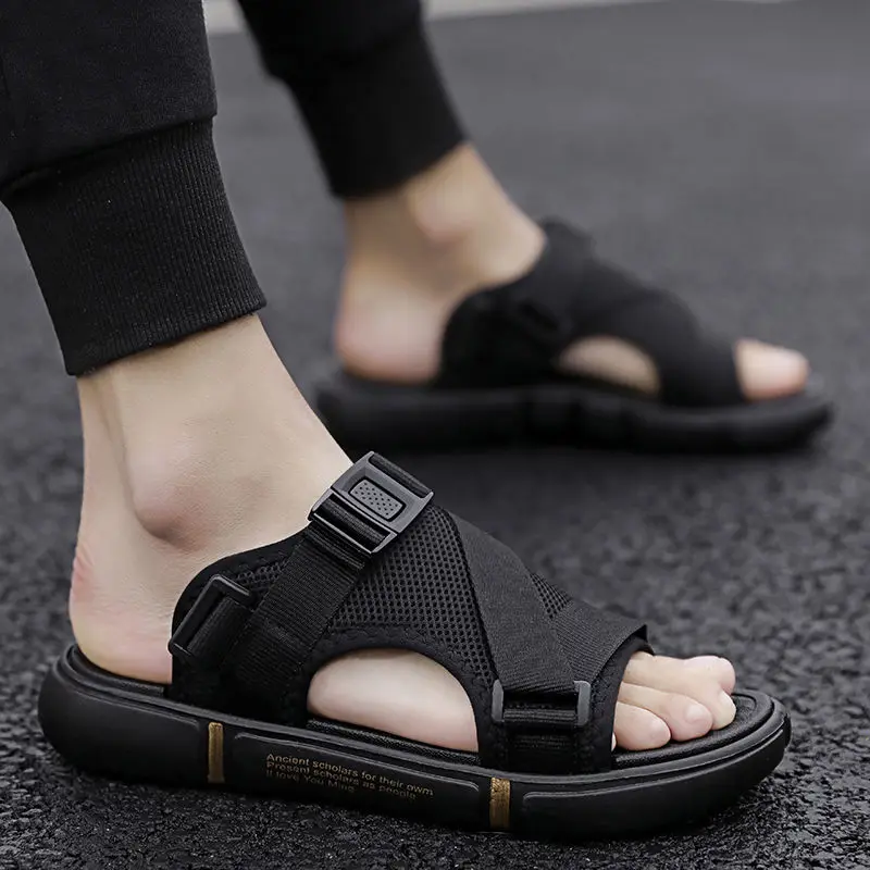 Mens sandals elastic force Non-slip Weaving buvkle summer sandals for man slides 2020 black shoes men
Mens sandals elastic force Non-slip Weaving buvkle summer sandals for man slides 2020 black shoes men