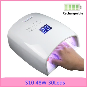 48W 30pcs UV LED Lamp Build-in Battery Infrared Sensor Curing Nail Gel Dryer Lamp Nail Dryer Manicure Tool Nail Art Equipments
48W 30pcs UV LED Lamp Build-in Battery Infrared Sensor Curing Nail Gel Dryer Lamp Nail Dryer Manicure Tool Nail Art Equipments