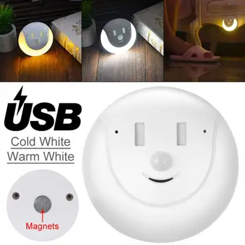 USB Charging Night Lamp with Light Control Motion Sensor Warm / White Night Lights for Home / Kitchen / Cabinet
USB Charging Night Lamp with Light Control Motion Sensor Warm / White Night Lights for Home / Kitchen / Cabinet