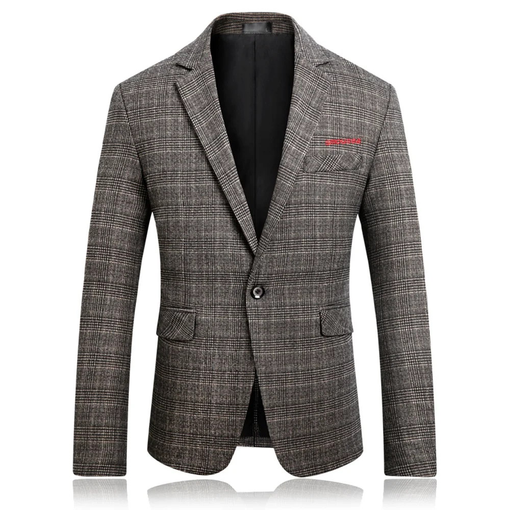 2018 Autumn Men's Long Sleeve Suit Jackets Business Casual Male Lattice Blazer Jacket Slim Fit Grid Suit Coats Male Size M-5XL 
2018 Autumn Men's Long Sleeve Suit Jackets Business Casual Male Lattice Blazer Jacket Slim Fit Grid Suit Coats Male Size M-5XL