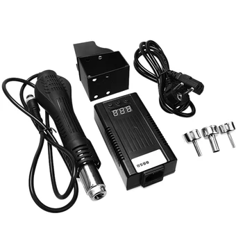 Portable LED Rework Solder Station 110V US Plug /220V EU Plug Hot Air Blower LED Digital Display Heat Gun 8858
Portable LED Rework Solder Station 110V US Plug /220V EU Plug Hot Air Blower LED Digital Display Heat Gun 8858