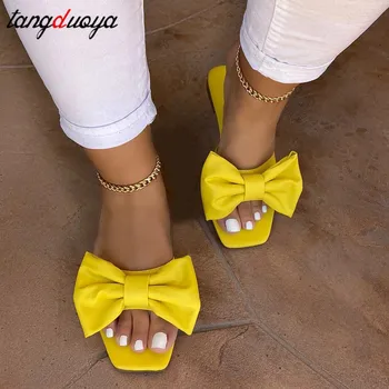 Open Toe Butterfly-knot Women Summer Slippers Flip Flops Female Outside Beach Shoes Women Casual Slides Female Sandals Shoes
Open Toe Butterfly-knot Women Summer Slippers Flip Flops Female Outside Beach Shoes Women Casual Slides Female Sandals Shoes