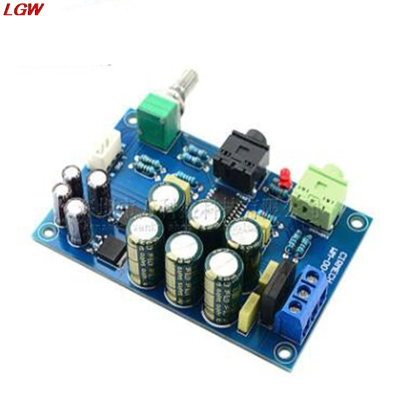 TPA6120 Headphone Amplifier Board HIFI TPA6120A2 Audiophile Headphone Amplifier Board Zero Bottom Noise Kit Finished Board
TPA6120 Headphone Amplifier Board HIFI TPA6120A2 Audiophile Headphone Amplifier Board Zero Bottom Noise Kit Finished Board
