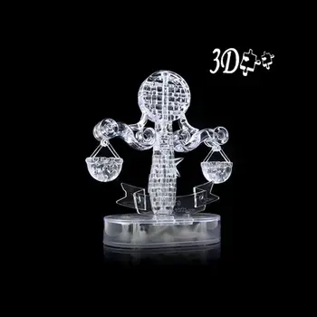 3D Crystal Puzzle Libra Constellation Model With LED Flashing Light Jigsaw Assembly DIY Blocks Children Birthday Gift
3D Crystal Puzzle Libra Constellation Model With LED Flashing Light Jigsaw Assembly DIY Blocks Children Birthday Gift