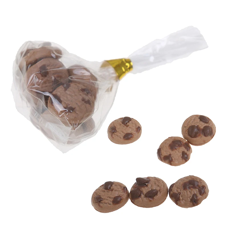 New Arrival 1 Pack Dollhouse Miniature Chocolate Cookies Bakery Biscuit For Children Kids Cute Mini Pretend Toys Kitchen Decor
New Arrival 1 Pack Dollhouse Miniature Chocolate Cookies Bakery Biscuit For Children Kids Cute Mini Pretend Toys Kitchen Decor
