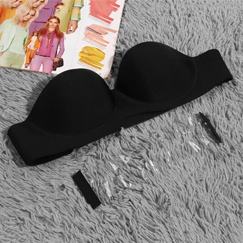 Women Fiber Bra Invisible Push Up Strapless Gather Blade Transparent Clear Nude Black Bras Strapless Lingerie Cup
Women Fiber Bra Invisible Push Up Strapless Gather Blade Transparent Clear Nude Black Bras Strapless Lingerie Cup