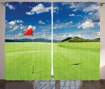 Sports Window Curtains Golf Field Flag in The Hole Clouds Sky Summertime Golfing Landscape Living Room Bedroom Decor Curtain
Sports Window Curtains Golf Field Flag in The Hole Clouds Sky Summertime Golfing Landscape Living Room Bedroom Decor Curtain
