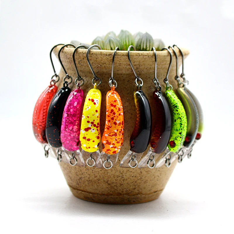 Fishing lure 3.7cm1.5g Mini lure Single Hook Minor Fishing Accessories Squashed Double Circle Bow Swimbait Fishing Gear
Fishing lure 3.7cm1.5g Mini lure Single Hook Minor Fishing Accessories Squashed Double Circle Bow Swimbait Fishing Gear