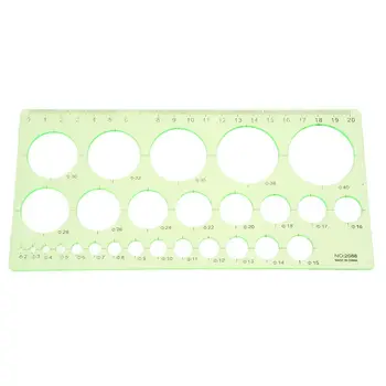 Green Plastic Students Rectangle Shape Drawing Circle Template Ruler
Green Plastic Students Rectangle Shape Drawing Circle Template Ruler