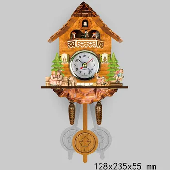 Retro Antique Wooden Cuckoo Wall Clock Bird Time Bell Auto Swing Pendulum For study bedroom Wall Hanging Clock Art Home Decor
Retro Antique Wooden Cuckoo Wall Clock Bird Time Bell Auto Swing Pendulum For study bedroom Wall Hanging Clock Art Home Decor