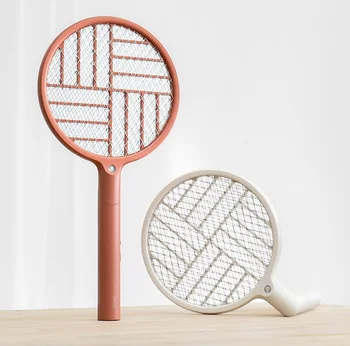 Electric mosquito racket Foldable Mosquito lamp USB rechargeable Handheld fly killer Swatter For home Room