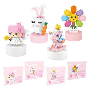 Diamond Blocks Music Box Sun Flower Rabbit Angel Mini Bricks Building Blocks Set Kids Assembly Pixels Gift Early Education Toys
Diamond Blocks Music Box Sun Flower Rabbit Angel Mini Bricks Building Blocks Set Kids Assembly Pixels Gift Early Education Toys