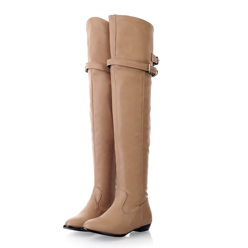 Lucyever 2019 Autumn Winter Over The Knee Boots Women Solid Color Pu Buckle Long Boots Woman Retro Rome Riding Botas Mujer
Lucyever 2019 Autumn Winter Over The Knee Boots Women Solid Color Pu Buckle Long Boots Woman Retro Rome Riding Botas Mujer