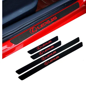 Car-Styling 4PCS Carbon Fiber Door Sill Carbon Fiber Sticker Decals For Lexus ES300 RX330 RX300 IS250 IS200 CT200h GX NX ES RX
Car-Styling 4PCS Carbon Fiber Door Sill Carbon Fiber Sticker Decals For Lexus ES300 RX330 RX300 IS250 IS200 CT200h GX NX ES RX
