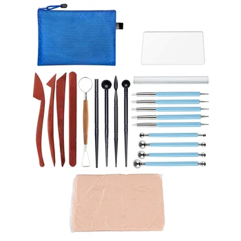 HOT 20 Pieces Modeling Clay Sculpting Tools Set Polymer Clay Tools & 1x 1Kg Soft Clay Clay Polymer Clay
HOT 20 Pieces Modeling Clay Sculpting Tools Set Polymer Clay Tools & 1x 1Kg Soft Clay Clay Polymer Clay