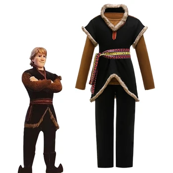 New arrival Anime Snow Queen 2 Prince Kristoff Cosplay girls Boys dresses Warm Suit for Halloween Carnival Party Costume dress
New arrival Anime Snow Queen 2 Prince Kristoff Cosplay girls Boys dresses Warm Suit for Halloween Carnival Party Costume dress