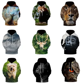 EAnvog 3D Printed Animal World Hooded Sweatshirt S-5XL Loose Tops Cool Pocket Drawstring Long Sleeve Tracksuits Casual Clothes
EAnvog 3D Printed Animal World Hooded Sweatshirt S-5XL Loose Tops Cool Pocket Drawstring Long Sleeve Tracksuits Casual Clothes