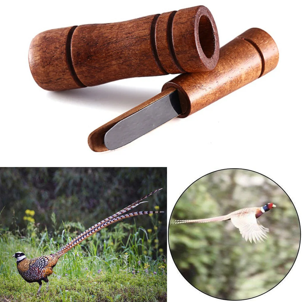 Hunting Whistle Wooden Decoy Imitate Pheasant Duck Call Voice Call Bird Goose Voice Trap Brown Oak Wooden Whistle Drop Ship
Hunting Whistle Wooden Decoy Imitate Pheasant Duck Call Voice Call Bird Goose Voice Trap Brown Oak Wooden Whistle Drop Ship