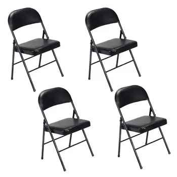 4pcs Elegant Foldable Iron & PVC Chairs for Convention & Exhibition Black,ship from US drop shipping 
4pcs Elegant Foldable Iron & PVC Chairs for Convention & Exhibition Black,ship from US drop shipping