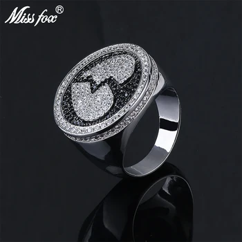 MISSFOX Hot Heartbreaking Broken Heart Pattern Ring Hip Hop AAA Zircon Creative Cubic Unique Silver Color Rings For Male Jewelry
MISSFOX Hot Heartbreaking Broken Heart Pattern Ring Hip Hop AAA Zircon Creative Cubic Unique Silver Color Rings For Male Jewelry