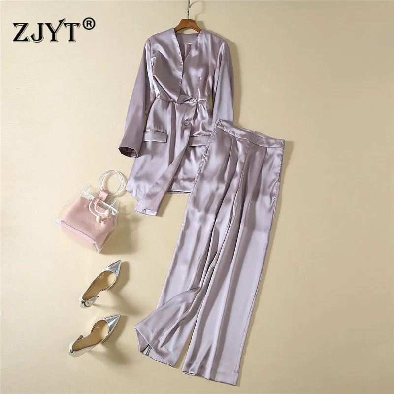 New Fashion Runway Pants 2Piece Set Women 2019 Autumn Full Sleeve Irregular Long Blouse and Trousers Suit Office Matching Sets
New Fashion Runway Pants 2Piece Set Women 2019 Autumn Full Sleeve Irregular Long Blouse and Trousers Suit Office Matching Sets