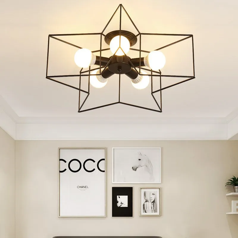 INS Online Celebrity Northern European-Style Bedroom Minimalist Modern Main Room Five-pointed Star Meaning Cool CHILDREN'S Room 
INS Online Celebrity Northern European-Style Bedroom Minimalist Modern Main Room Five-pointed Star Meaning Cool CHILDREN'S Room