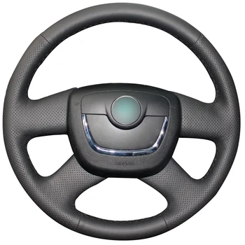 Black Artificial Leather Car Steering Wheel Cover for Skoda Octavia 2009-2013 Citigo 2011-2012 Roomster 2009-2012 Fabia 2009
Black Artificial Leather Car Steering Wheel Cover for Skoda Octavia 2009-2013 Citigo 2011-2012 Roomster 2009-2012 Fabia 2009