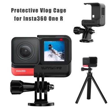Quick Release Frame Vlog Cage Panoramic 4K Leica Camera Protection Case Shockproof For Insta360 ONE R Sports Cameras Accessories
Quick Release Frame Vlog Cage Panoramic 4K Leica Camera Protection Case Shockproof For Insta360 ONE R Sports Cameras Accessories