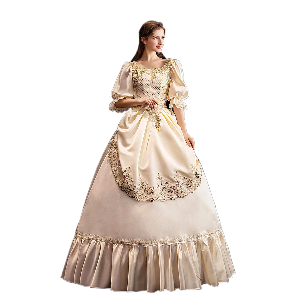 KEMAO Victorian Rococo Costume Party Masquerade Dinner Stage Chorus 18th Century Ball Gown
KEMAO Victorian Rococo Costume Party Masquerade Dinner Stage Chorus 18th Century Ball Gown