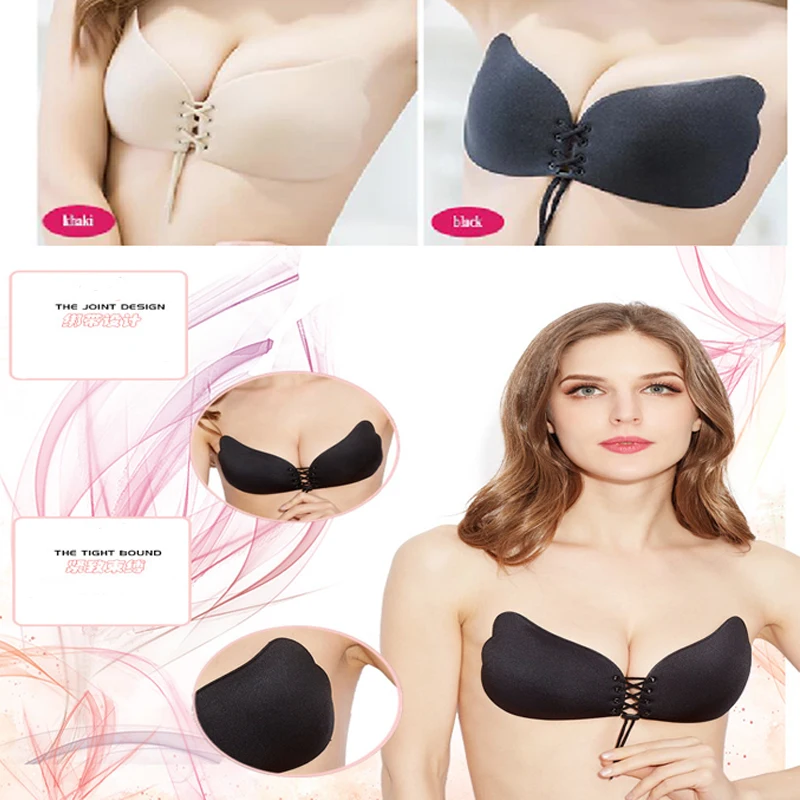 Seamless Self Adhesive Fly Bra Strapless Push Up Bra Wireless Stick On Sexy Lingerie Invisible Silicone Women Bra
Seamless Self Adhesive Fly Bra Strapless Push Up Bra Wireless Stick On Sexy Lingerie Invisible Silicone Women Bra