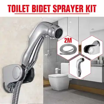 Portable Handheld Bathroom Toilet Bidet Shattaf Shower Spray Head 200cm Hose Holder Stand Portable Bidet Set Cleaning Tool
Portable Handheld Bathroom Toilet Bidet Shattaf Shower Spray Head 200cm Hose Holder Stand Portable Bidet Set Cleaning Tool