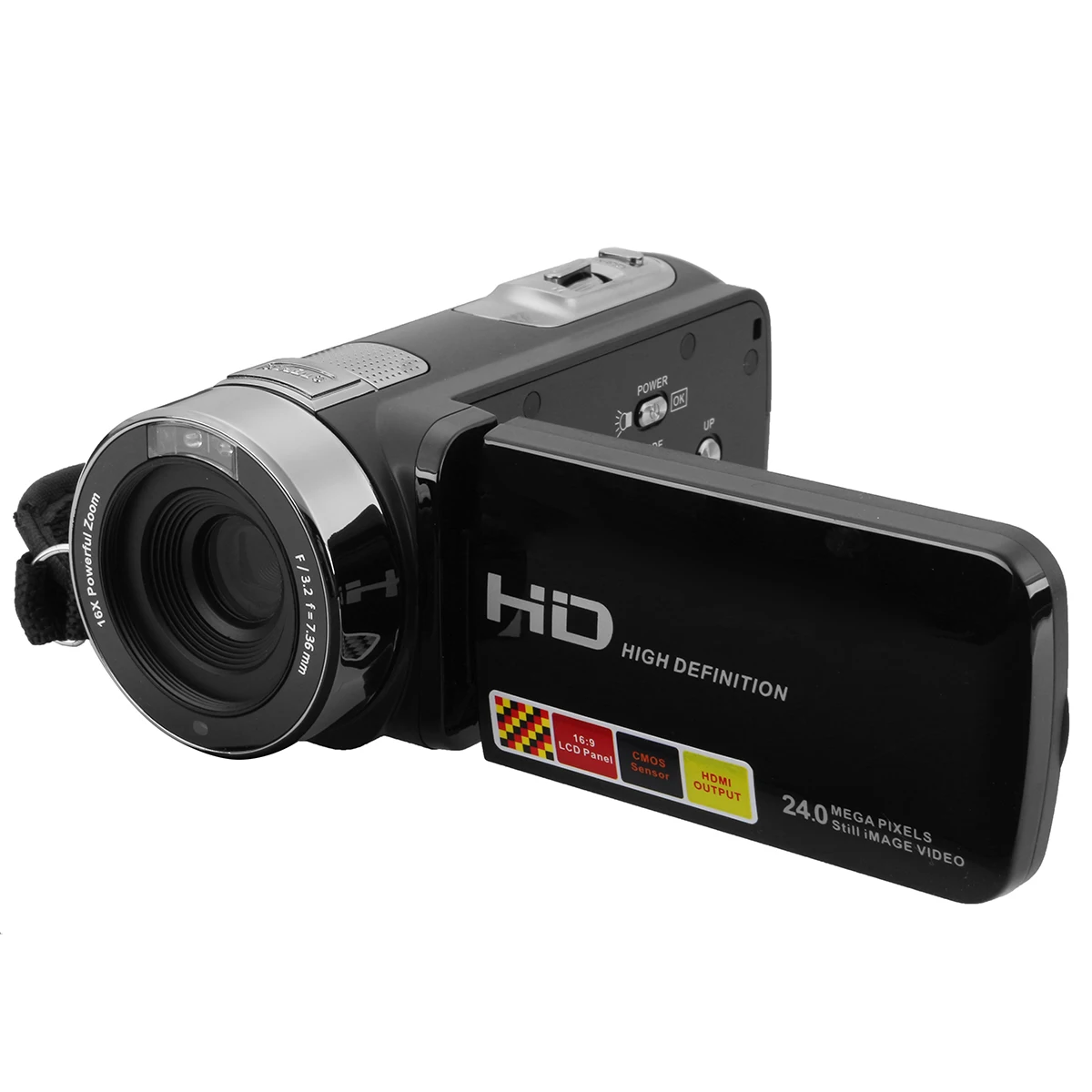 

3.0 inch 1080P FHD Video Camcorder Night-shot 24MP Digital Camera With Remote Control Consumer Camcorders