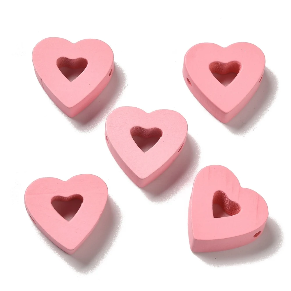 100pcs Natural Wooden Beads Pink Heart Wood Beads for Jewelry Accessories DIY Necklace Bracelet Valentines Decoration Loose Bead
100pcs Natural Wooden Beads Pink Heart Wood Beads for Jewelry Accessories DIY Necklace Bracelet Valentines Decoration Loose Bead