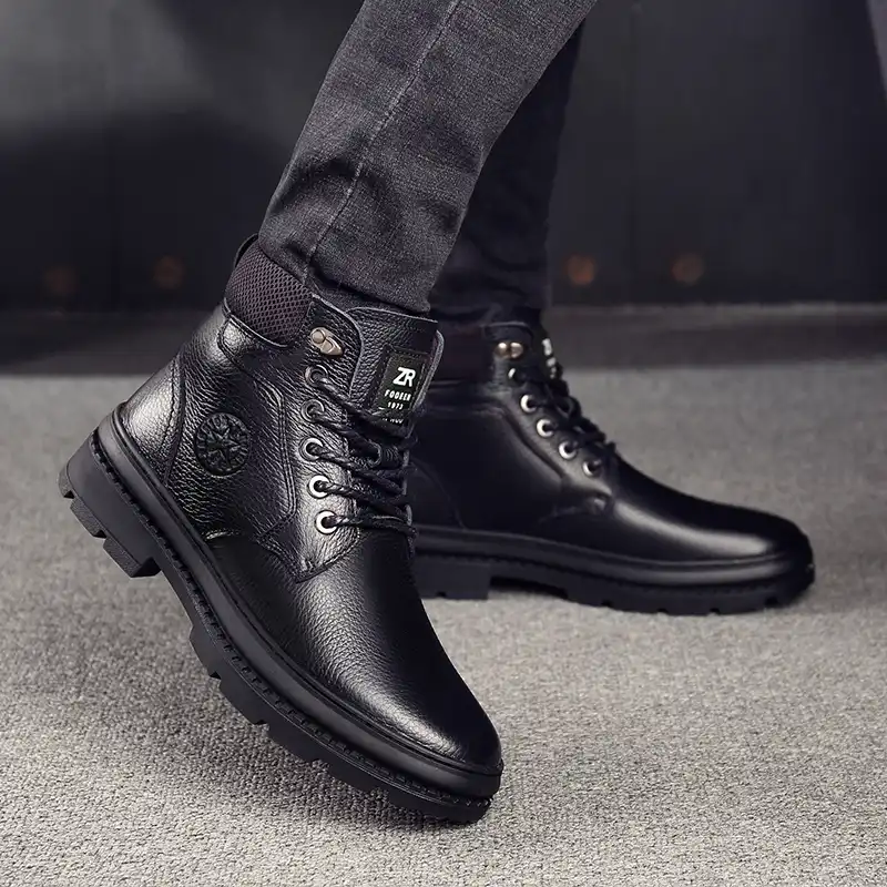 mens casual boots waterproof