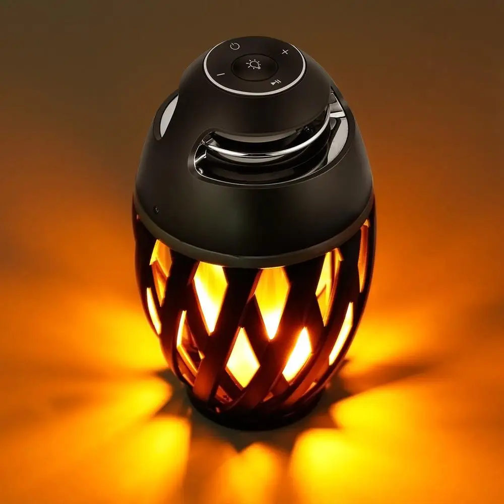 LED Flame Light Wireless Bluetooth Speaker Portable Wireless Loudspeaker Outdoor Player with LED Flame Torch Flicker Light
LED Flame Light Wireless Bluetooth Speaker Portable Wireless Loudspeaker Outdoor Player with LED Flame Torch Flicker Light