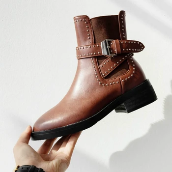 APHNUS Womens Boots Chelsea Belt Buckle Short Ankle Booties Flats Low Mid Heels Pumps Woman 2020 Shoes For Women New Boot
APHNUS Womens Boots Chelsea Belt Buckle Short Ankle Booties Flats Low Mid Heels Pumps Woman 2020 Shoes For Women New Boot