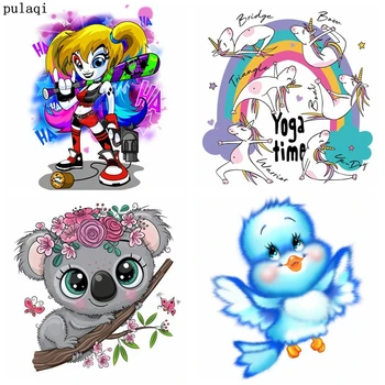 Pulaqi Owl Elephant Iron on Transfer Ironing Heat Thermal Transfer Stickers Cartoon Style Patch for Clothes Applique on T-shirts
Pulaqi Owl Elephant Iron on Transfer Ironing Heat Thermal Transfer Stickers Cartoon Style Patch for Clothes Applique on T-shirts