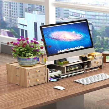 Multi-Function Desktop Monitor Stand Storage Rack Wood Shelf Plinth Laptop Stand Desk Holder Storage Organizator For Home Office
Multi-Function Desktop Monitor Stand Storage Rack Wood Shelf Plinth Laptop Stand Desk Holder Storage Organizator For Home Office
