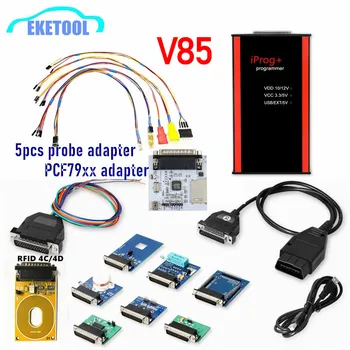 iProg pro+ Programmer V85 Full Version Full adapter with Probe adapter PCF79XX Support IMMO + Mileage Correction + Airbag Reset
iProg pro+ Programmer V85 Full Version Full adapter with Probe adapter PCF79XX Support IMMO + Mileage Correction + Airbag Reset