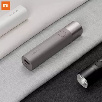 Original Xiaomi SOLOVE Portable flashlight mobile power USB Rechargeable Brightness EDC Flashlight 3000mAh LED Torch for Bike
Original Xiaomi SOLOVE Portable flashlight mobile power USB Rechargeable Brightness EDC Flashlight 3000mAh LED Torch for Bike