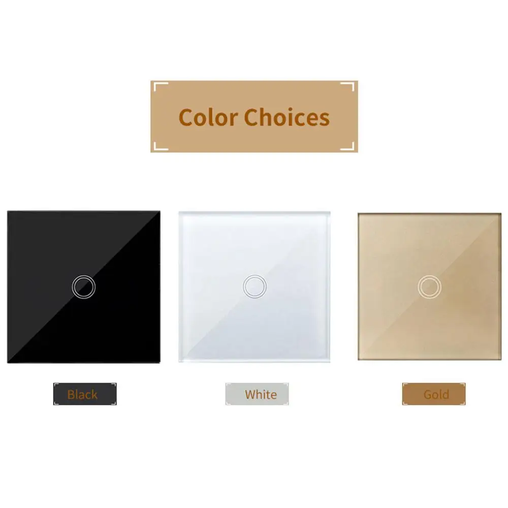 Remote Control Wall Touch Switch EU Wireless Light Panel On/Off Sensor 1 Gang RF433 240V Smart Controller
Remote Control Wall Touch Switch EU Wireless Light Panel On/Off Sensor 1 Gang RF433 240V Smart Controller