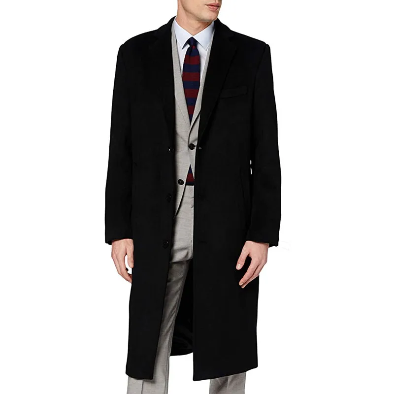 High Quality Notch Lapel Men's Black Suits/Custom Made Single Breasted Fashion Wool Blend Long Warm Coat/Slim Blazer One Jacket
High Quality Notch Lapel Men's Black Suits/Custom Made Single Breasted Fashion Wool Blend Long Warm Coat/Slim Blazer One Jacket