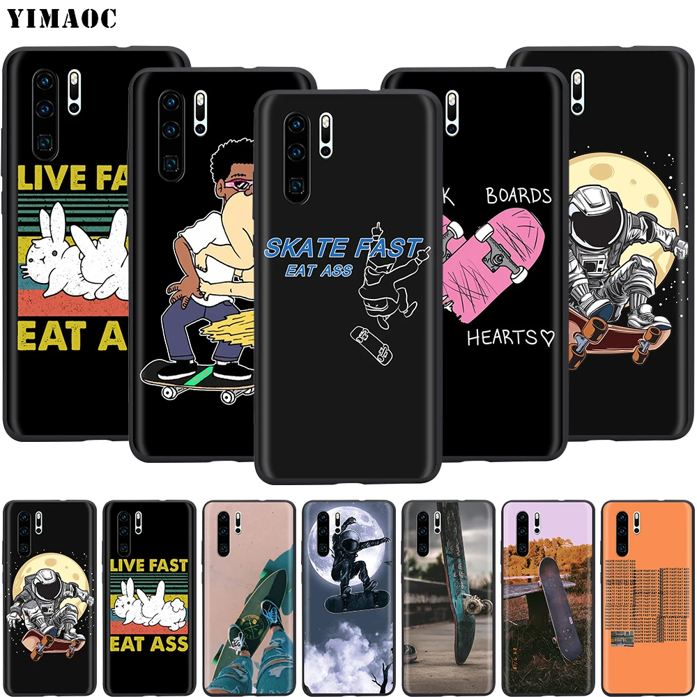 YIMAOC кататься на коньках быстро Eat As мягкий чехол для Huawei Honor Nova 6 7 9A 10X Y6P P40 V30 SE Pro Max 4G