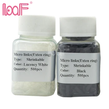 LOOF 5000pcs 3.5x3.1x10 mm shrinkable HEAT micro Shrink tube Link beads for hair extensions Black Clear
LOOF 5000pcs 3.5x3.1x10 mm shrinkable HEAT micro Shrink tube Link beads for hair extensions Black Clear