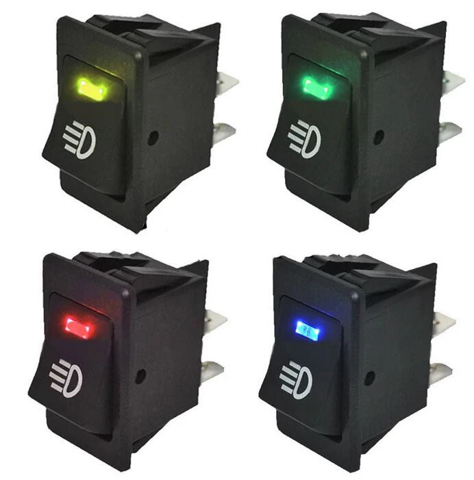 Universal Car Auto Fog Light Rocker Toggle Switch B35 DC 12V 35A 4Pins LED Dashboard LED Color Red Green Amber Blue White
Universal Car Auto Fog Light Rocker Toggle Switch B35 DC 12V 35A 4Pins LED Dashboard LED Color Red Green Amber Blue White